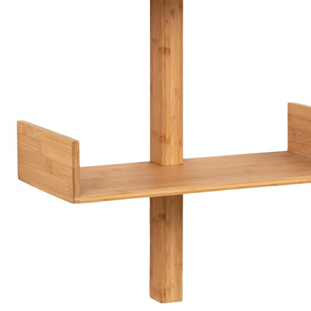 Wohnen Regale<Design Wandregal aus Bambus in Natur - Rasfera