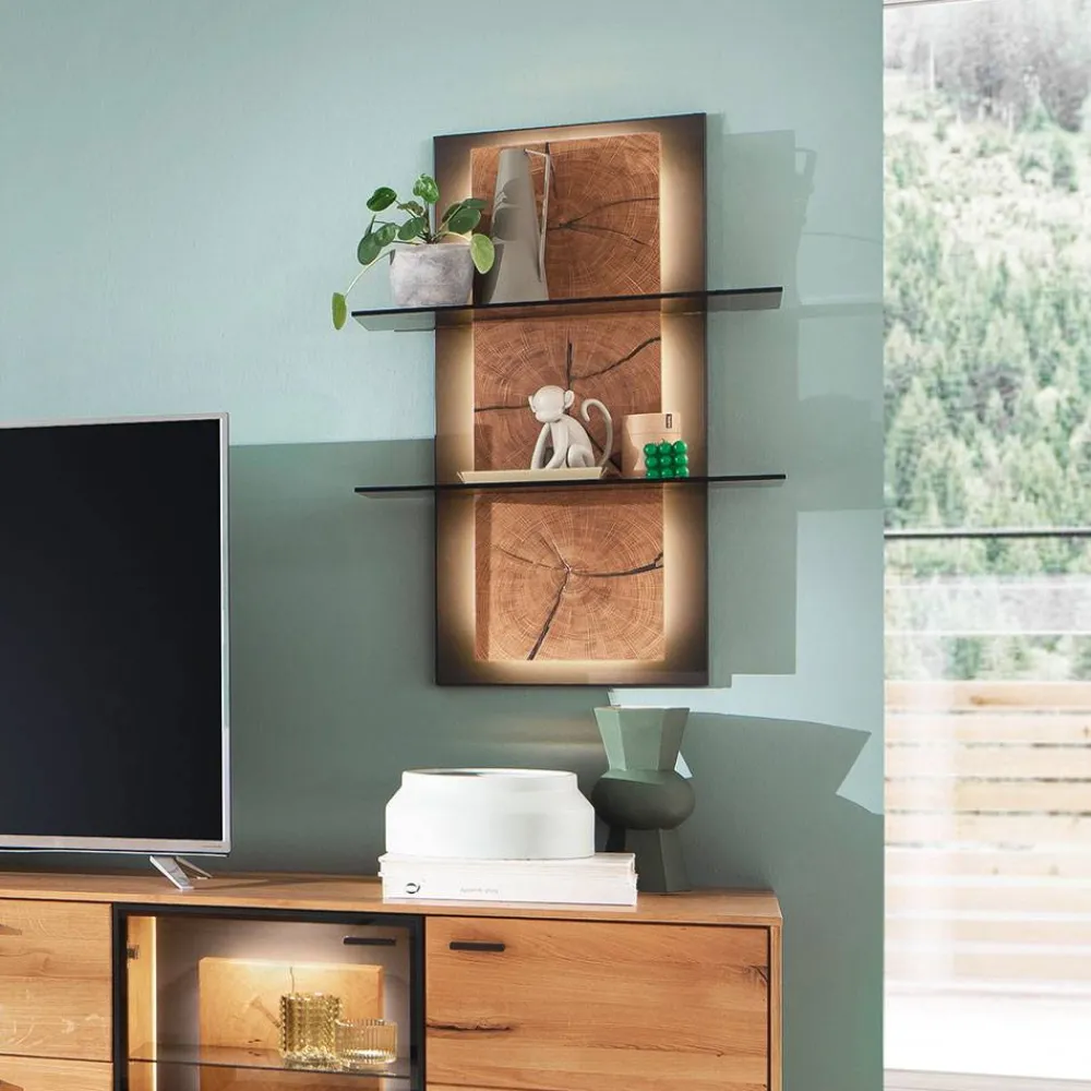 Wohnen Regale<Design Wandregal mit Beleuchtung - Drinidad
