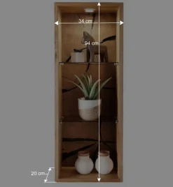 Wohnen Regale<Design Wandregal mit zwei Glasböden - Acapella