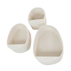 Wohnen Regale<Design Wandregale aus Marmorkomposit - Mayo (dreiteilig)