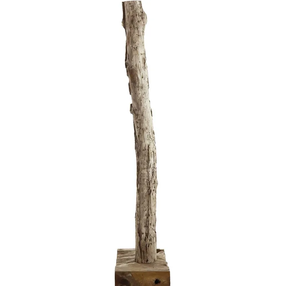 Wohnen Regale<Design Weinregal aus Holzstamm Teak massiv - Teako