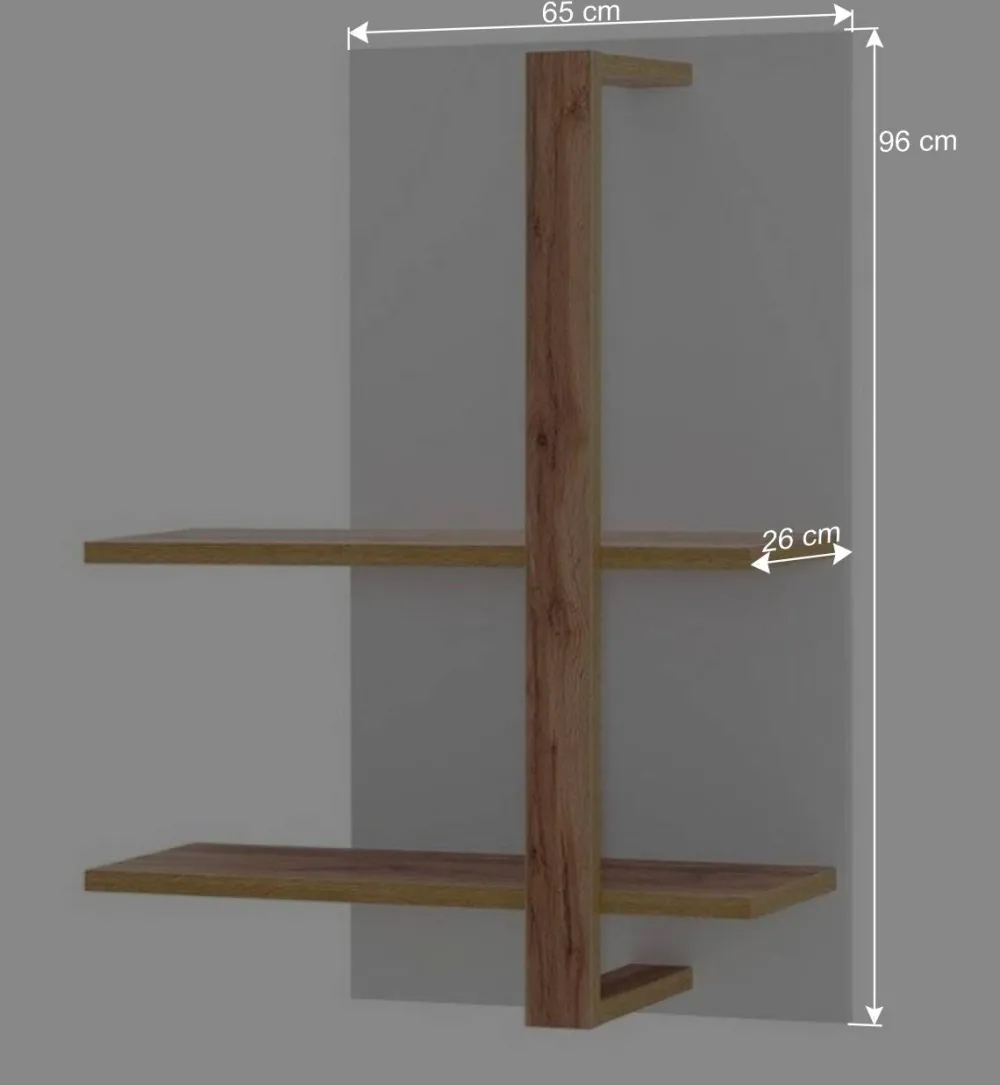 Wohnen Wohnwände<Design Wohnkombination mit Licht - Caldri (dreiteilig)