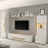 Wohnen Wohnwände<Design Wohnwand 270 cm breit - Nonessia (vierteilig)