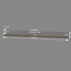 Wohnen Wohnwände<Design Wohnwand 270 cm breit - Nonessia (vierteilig)