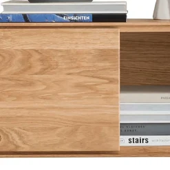 Wohnen Wohnwände<Design Wohnwand aus Massivholz - Sinta (dreiteilig)