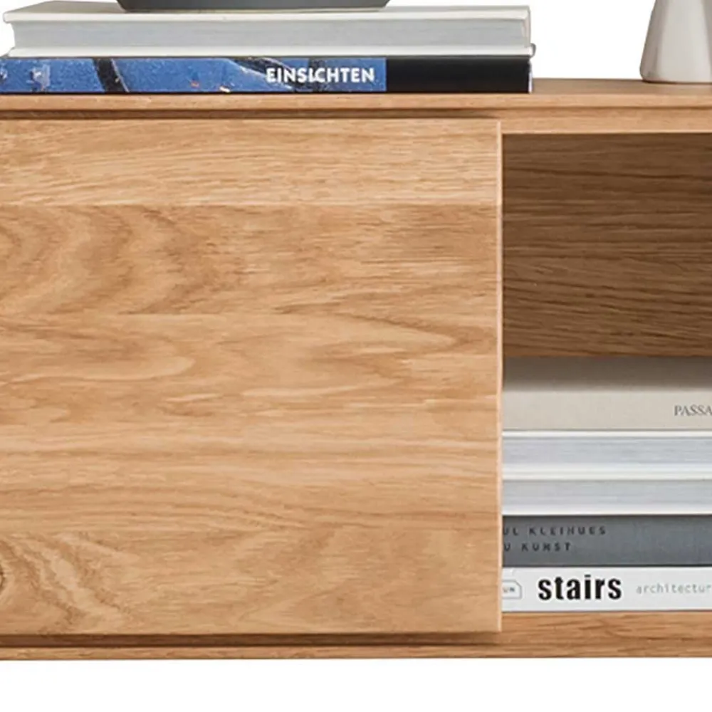 Wohnen Wohnwände<Design Wohnwand aus Massivholz - Sinta (dreiteilig)