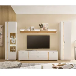 Wohnen Wohnwände<Design Wohnwand Möbelset - Racelyn (vierteilig)