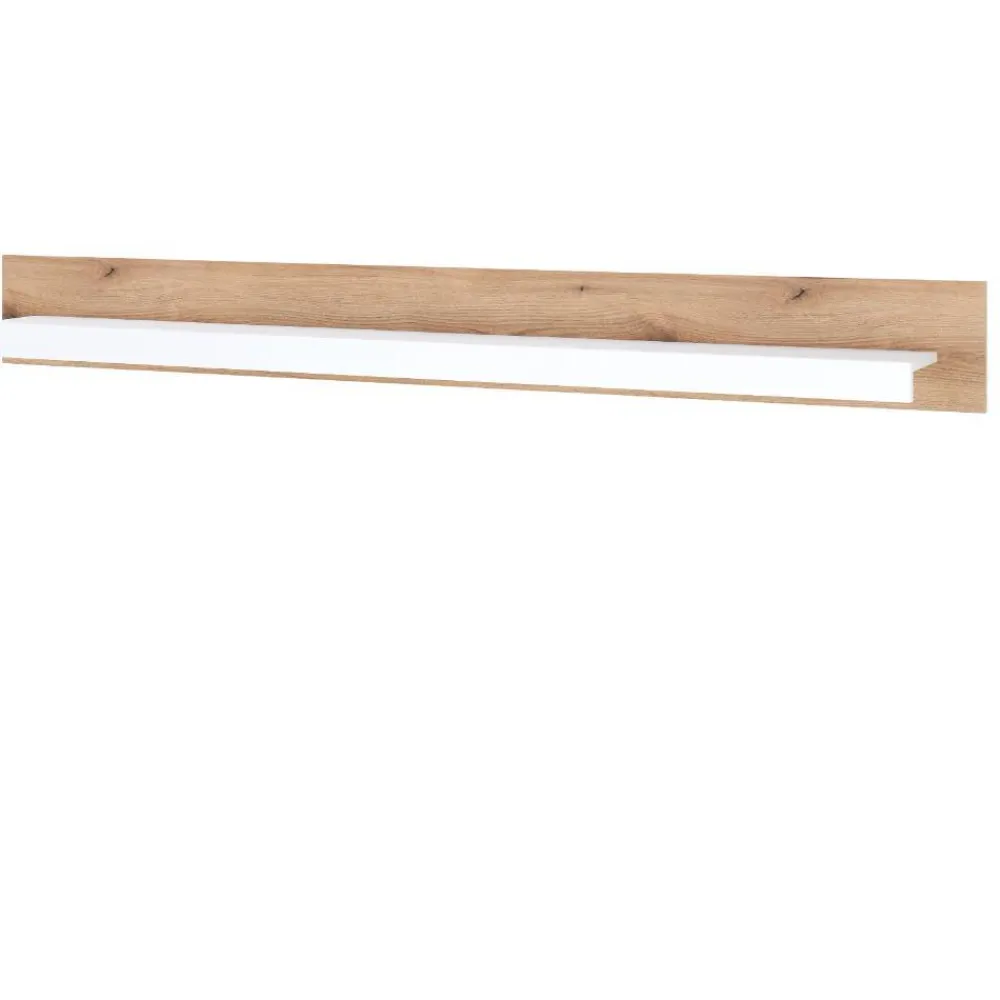 Wohnen Wohnwände<Design Wohnwand Set in Mattweiß - Adejano (dreiteilig)