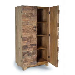 Wohnen Vitrinen<Design Wohnzimmerschrank aus Mangoholz rustikal - Lacid