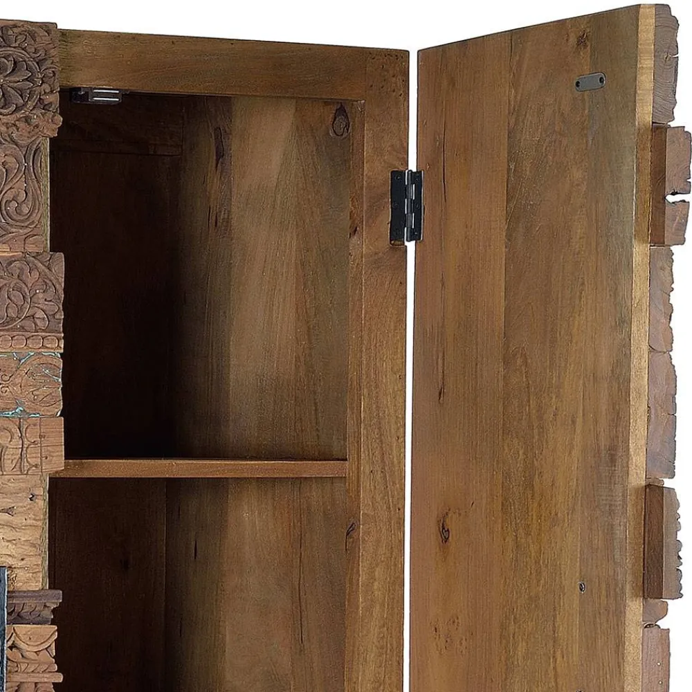 Wohnen Vitrinen<Design Wohnzimmerschrank aus Mangoholz rustikal - Lacid