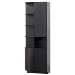 Wohnen Vitrinen|Schränke<Design Wohnzimmerschrank links abgerundet - Niwidus