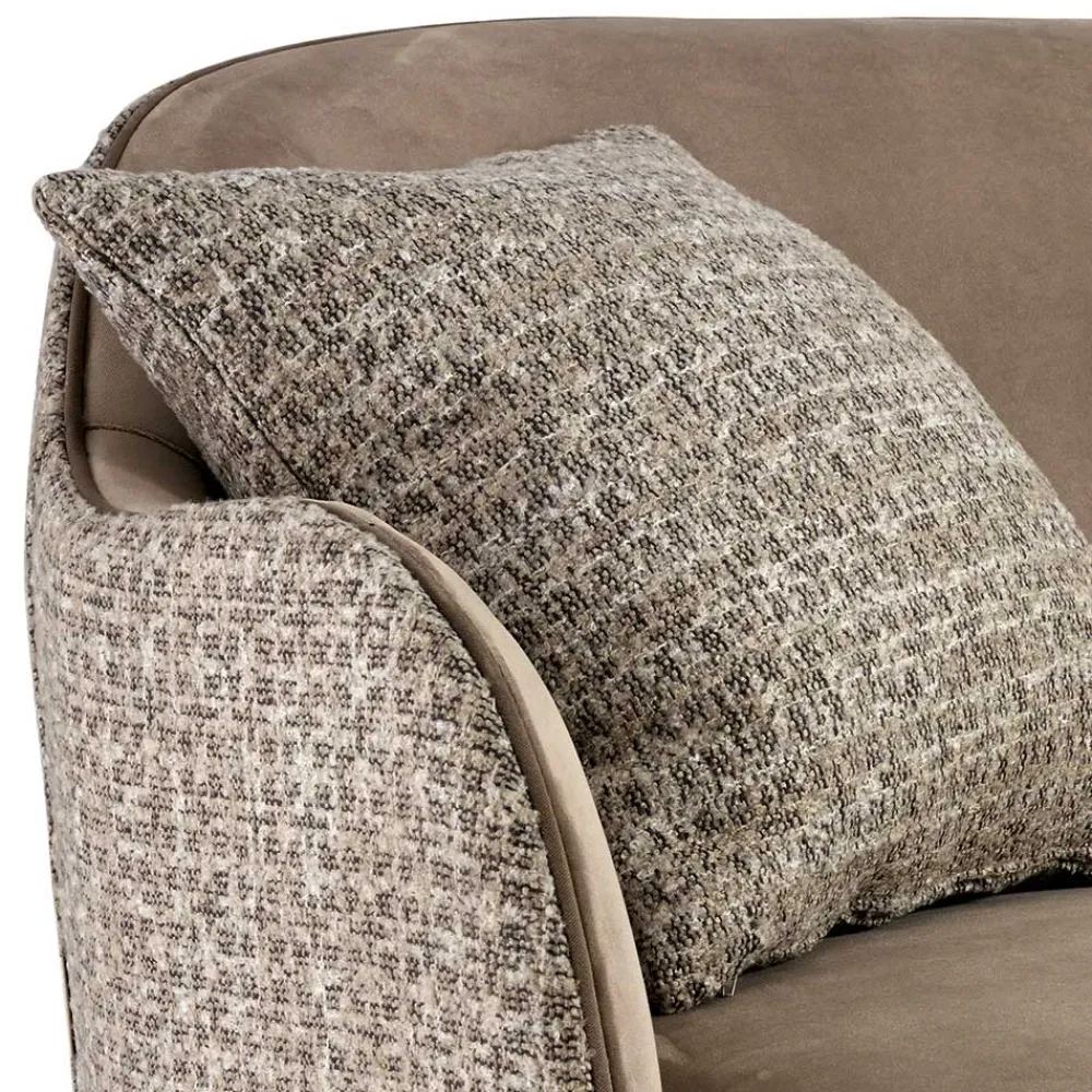Wohnen Sofas<Design Zweisitzer in Beige und Hellbraun - Maria