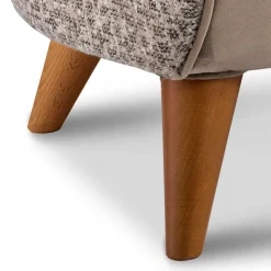 Wohnen Sofas<Design Zweisitzer in Beige und Hellbraun - Maria