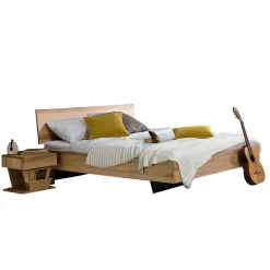 Wohnen Betten<Designbett in Schwebeoptik Puig mit Nachttisch Set (dreiteilig)