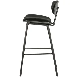 Wohnen Hocker<Designer Barstuhl in Schwarz Samt - Laccaro (2er Set)