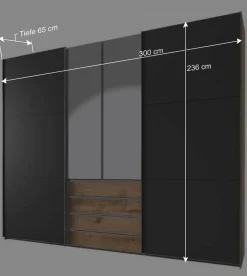 Wohnen Kleiderschränke<Designer Kleiderschrank mit viel Stauraum - Hectos