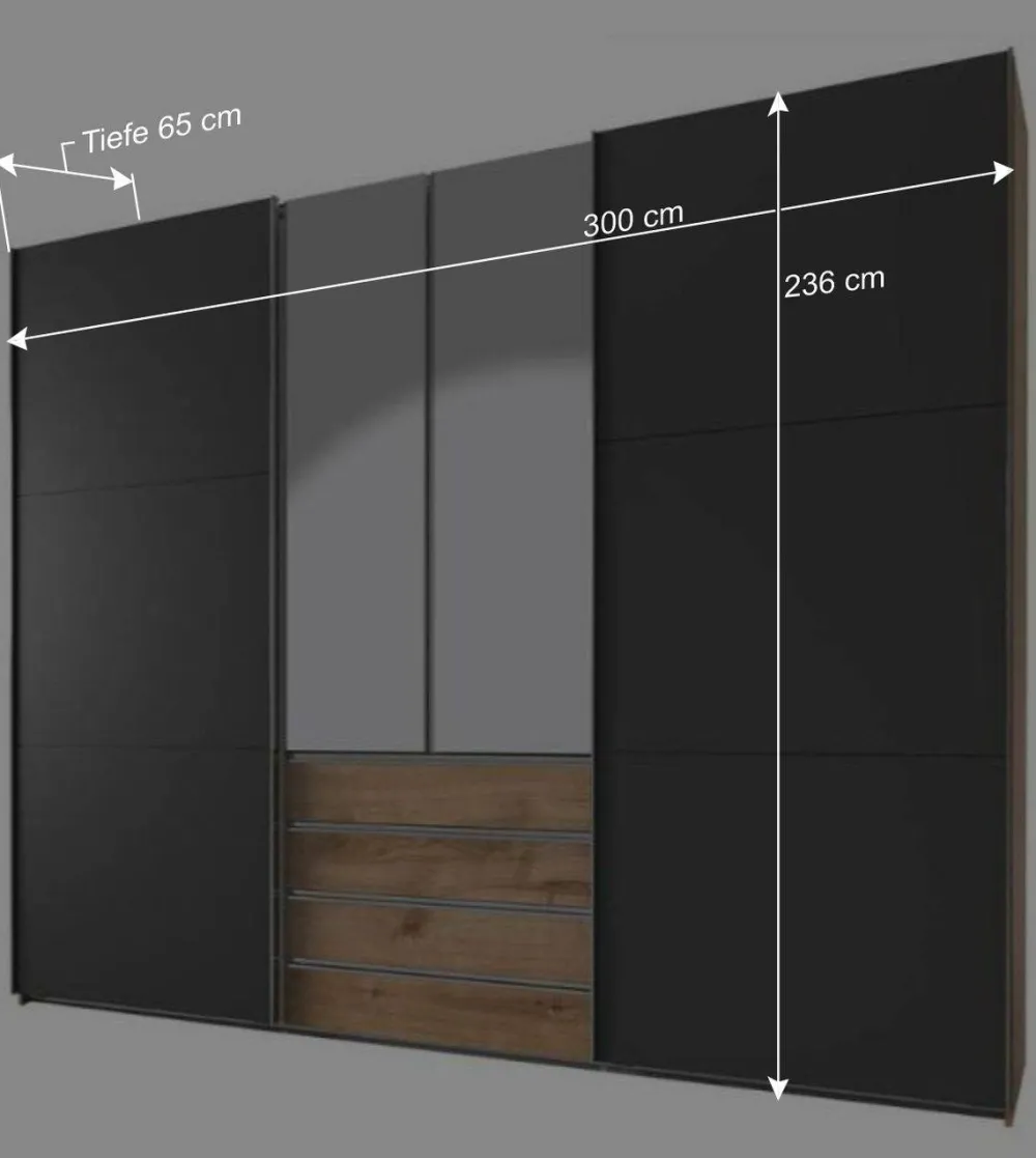 Wohnen Kleiderschränke<Designer Kleiderschrank mit viel Stauraum - Hectos