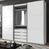 Wohnen Kleiderschränke|Schränke<Designer Kleiderschrank mit Schwebetüren - Gastruna