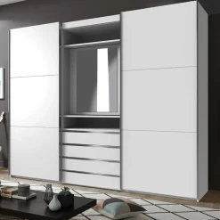 Wohnen Kleiderschränke|Schränke<Designer Kleiderschrank mit Schwebetüren - Gastruna