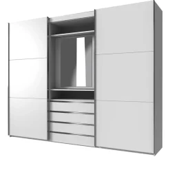 Wohnen Kleiderschränke|Schränke<Designer Kleiderschrank mit Schwebetüren - Gastruna