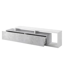 Wohnen Wohnwände<Designer TV Anbauwand in Betonoptik - Venatio (dreiteilig)