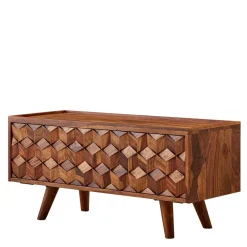 Wohnen Tv & Hifi-Möbel<Designer TV Board aus Sheesham Massivholz - Crabira