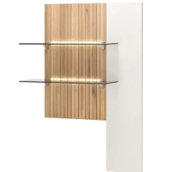 Wohnen Wohnwände<Designer Wohnwand Möbel 290 cm breit - Miloris (dreiteilig)
