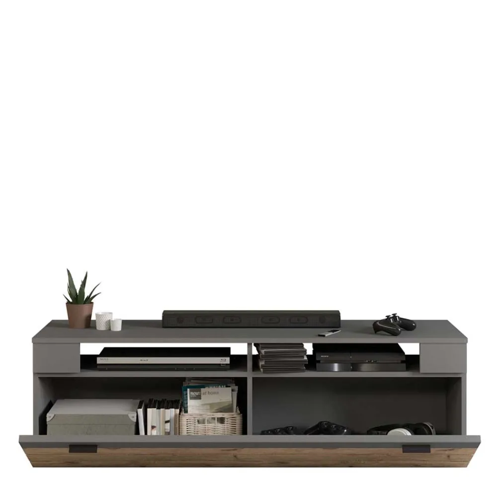 Wohnen Wohnwände<Designer Wohnwand Möbel 320 cm breit - Scarlett (dreiteilig)
