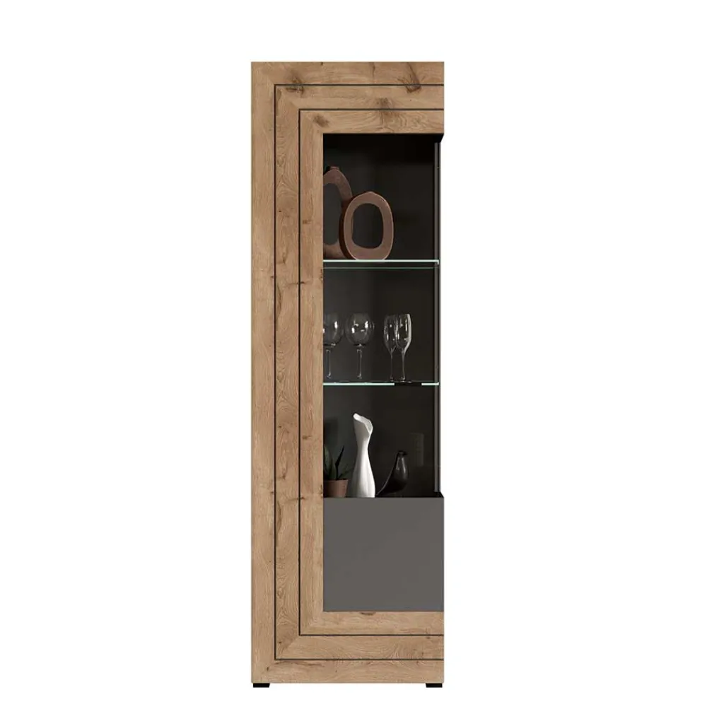 Wohnen Wohnwände<Designer Wohnwand Möbel 320 cm breit - Scarlett (dreiteilig)