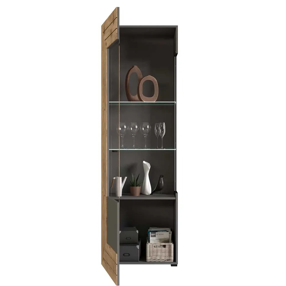 Wohnen Wohnwände<Designer Wohnwand Möbel 320 cm breit - Scarlett (dreiteilig)