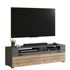 Wohnen Wohnwände<Designer Wohnwand Möbel 320 cm breit - Scarlett (dreiteilig)