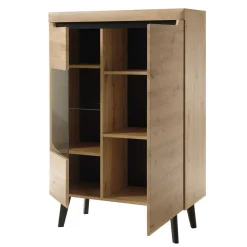 Wohnen Wohnwände<Designer Wohnwand Scandi Chic - Olcian (vierteilig)
