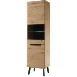 Wohnen Wohnwände<Designer Wohnwand Scandi Chic - Olcian (vierteilig)