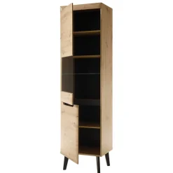 Wohnen Wohnwände<Designer Wohnwand Scandi Chic - Olcian (vierteilig)