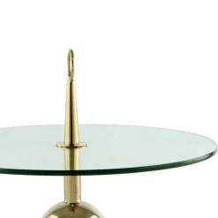 Wohnen Tische<Designer-Beistelltisch mit Glasplatte - Tellimo