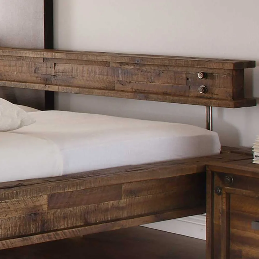 Wohnen Betten<Designerbett Locester in Braun