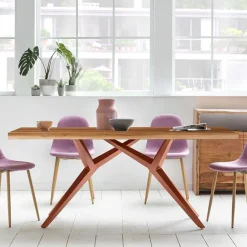 Wohnen Tische<Design-Esstisch aus Altholz Teak - Canarie