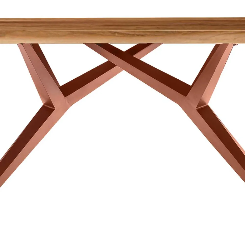 Wohnen Tische<Design-Esstisch aus Altholz Teak - Canarie