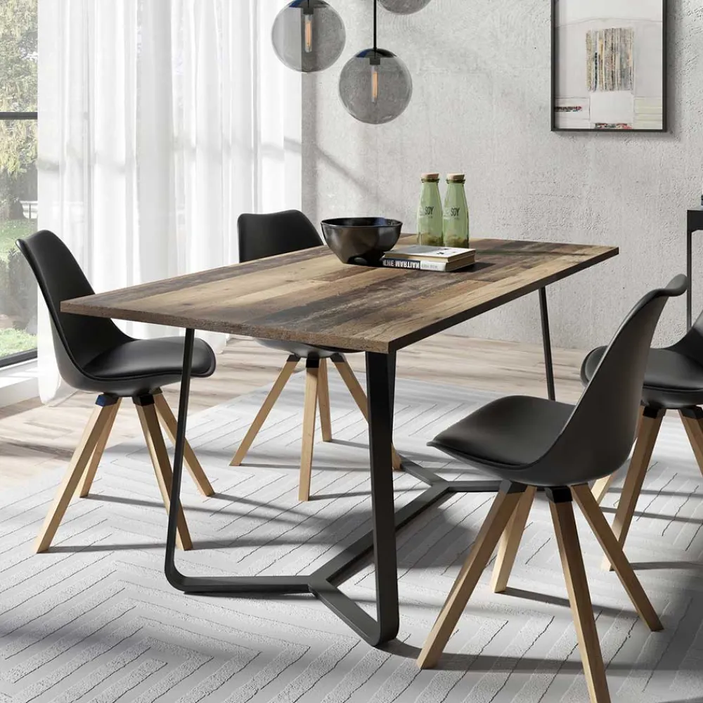 Wohnen Tische<Design-Esstisch in Altholz Optik - Ponzet