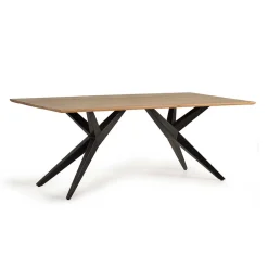 Wohnen Tische<Design-Esstisch mit Massivholzplatte Akazie - Annipurk