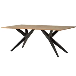 Wohnen Tische<Design-Esstisch mit Massivholzplatte Akazie - Annipurk