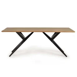 Wohnen Tische<Design-Esstisch mit Massivholzplatte Akazie - Annipurk