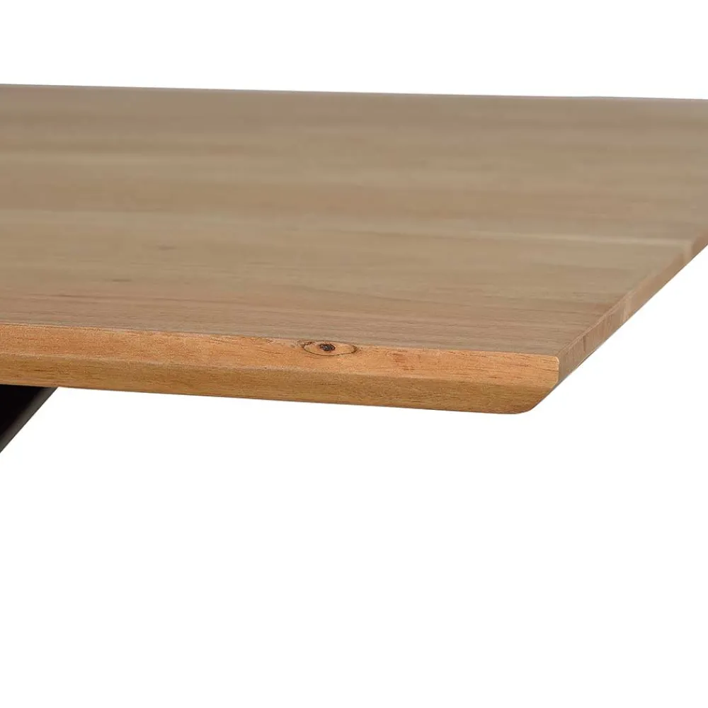 Wohnen Tische<Design-Esstisch mit Massivholzplatte Akazie - Annipurk