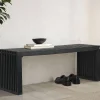 Wohnen Sitzbank<Design-Garderobenbank in Schwarz - Andarina