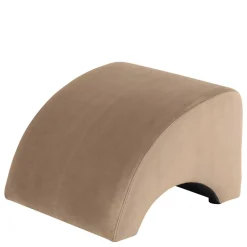 Wohnen Hocker<Designhocker in Beige Samtvelours - Ulada