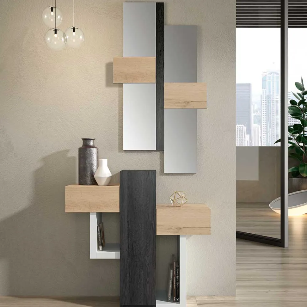 Wohnen Garderoben<Designmöbel & Spiegel für Flur - Roven (zweiteilig)