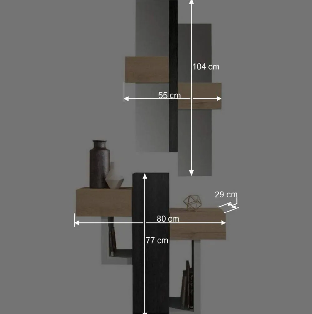 Wohnen Garderoben<Designmöbel & Spiegel für Flur - Roven (zweiteilig)