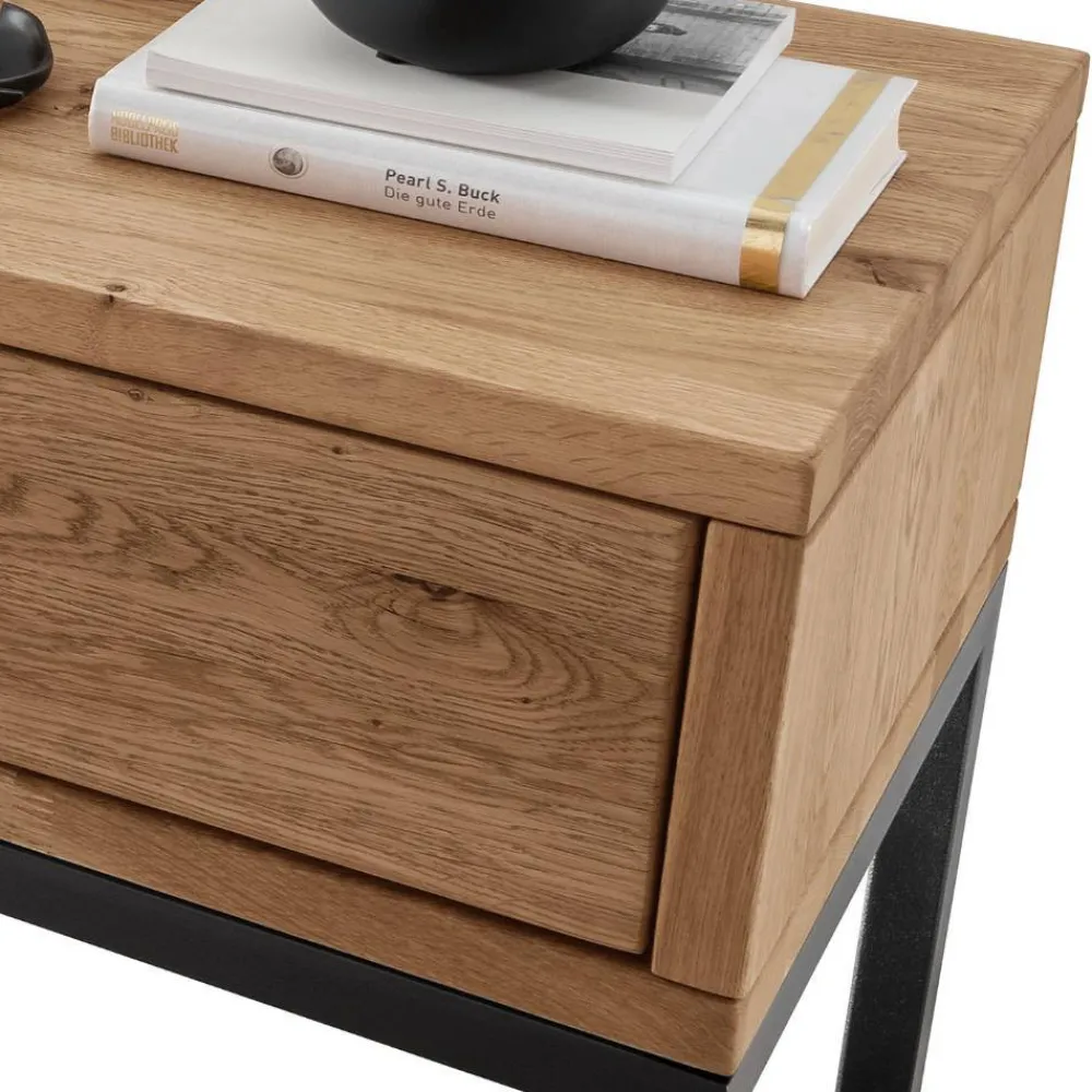 Wohnen Kommoden<Design-Nachttisch aus Wildeiche Massivholz - Sangre
