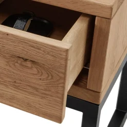 Wohnen Kommoden<Design-Nachttisch aus Wildeiche Massivholz - Sangre