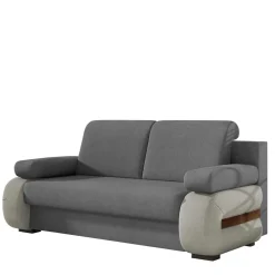 Wohnen Betten|Sofas<Design-Schlafsofa in Grau und Hellgrau - Blascina